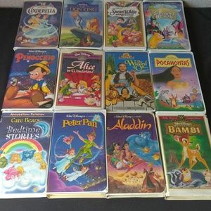 Disney classic vhs tapes